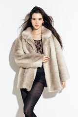 Winter Whispers Faux Fur Coat